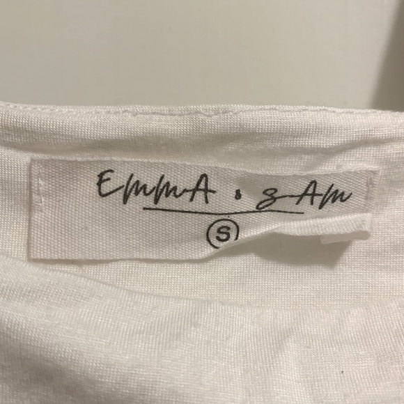 LF White Checker Strap Cropped Tank Top - Picture 5 of 5